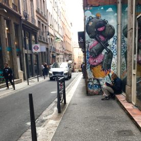 Street art rue des capucins
